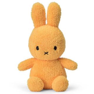 ミッフィー(miffy)の【ミッフィーぬいぐるみ】イエローテリータオル地23cm/オランダボントントイズ(ぬいぐるみ)