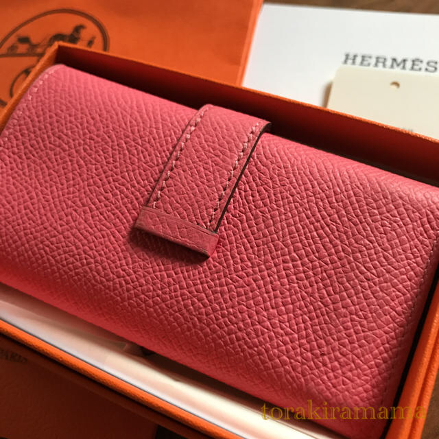 Hermes(エルメス)のエルメス　ベアン　4連キーケース　ローズアザレ レディースのファッション小物(キーケース)の商品写真