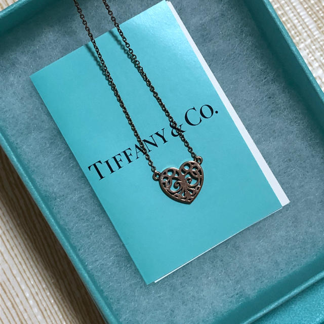 TIFFANY&Co エンチャントハートネックレス　ペンダント　ピンクゴールド