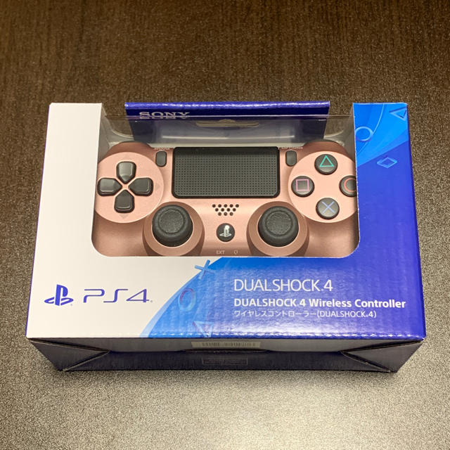 新品未使用 PS4 コントローラー ローズゴールド ピンク