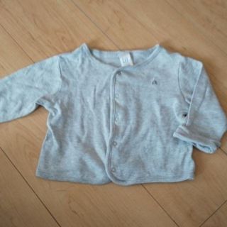 ベビーギャップ(babyGAP)のGAP カーディガン 60cm～70cm グレー(カーディガン/ボレロ)