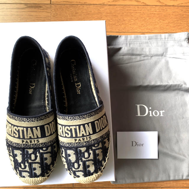 Christian Dior(クリスチャンディオール)のDior オブリーク　エスパドリーユシューズ レディースの靴/シューズ(スリッポン/モカシン)の商品写真