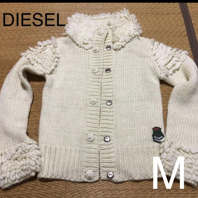 DIESEL(ディーゼル)のえりりんさま専用DIESEL ニットカーディガン　サイズM キッズ/ベビー/マタニティのキッズ服女の子用(90cm~)(カーディガン)の商品写真