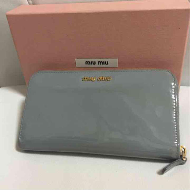 鑑定済み 正規品 MIUMIU 長財布 - 財布