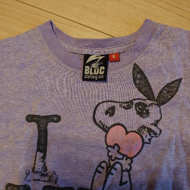 BLOC(ブロック)のブロック薄紫スヌーピー120 キッズ/ベビー/マタニティのキッズ服女の子用(90cm~)(Tシャツ/カットソー)の商品写真