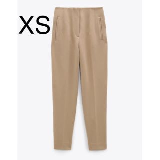 ザラ(ZARA)のZARA ハイウエストパンツ　XS(カジュアルパンツ)