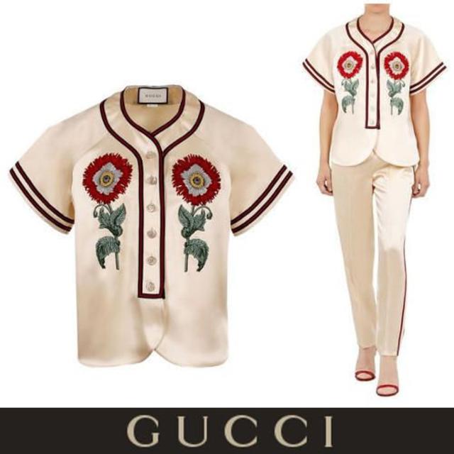 GUCCI ダッチェス サテンシャツ towinglouisvilleky.com