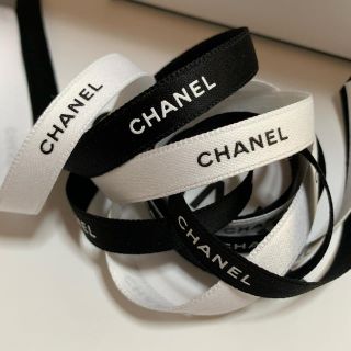 シャネル(CHANEL)の希少！1cm幅 CHANEL ラッピング リボン 2m(ラッピング/包装)