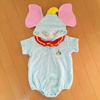 ディズニー(Disney)のベビー服 Disney ダンボ コスプレ 70〜80サイズ(ロンパース)