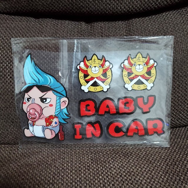 ワンピース Baby In Car 車 ステッカー フランキー赤ちゃんの通販 By りん S Shop ラクマ