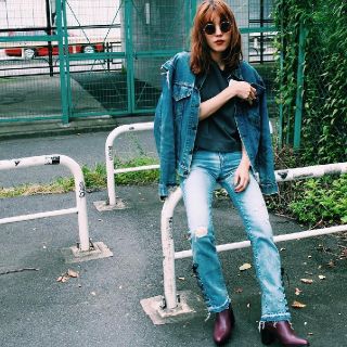 マウジー(moussy)の最終お値下げ✧˖°⌖moussy 編み上げ デニム マウジー(デニム/ジーンズ)