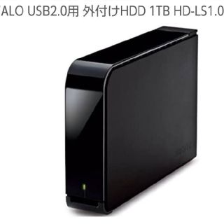 バッファロー(Buffalo)の【録画用】外付けHDD 1TB(ブルーレイレコーダー)