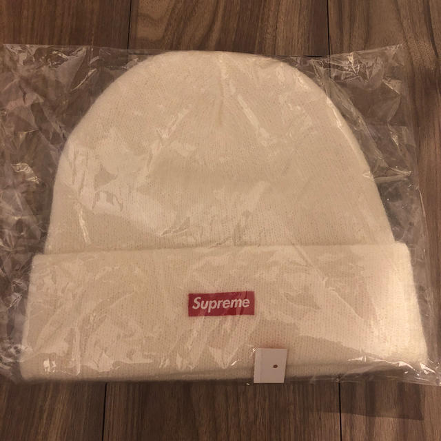 Supreme 19fw Mohair Beanie Whiteシュプリーム