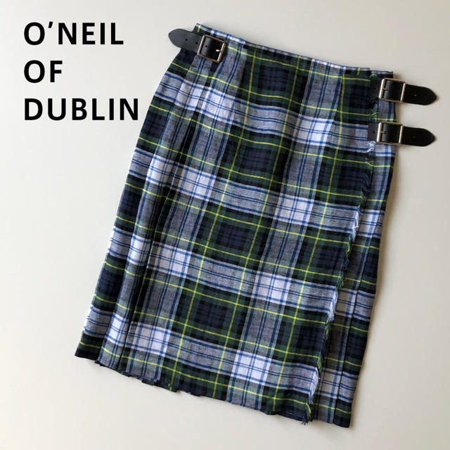 O'NEIL OF DUBLIN オニールオブダブリン リネン ラップスカート
