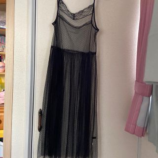 ダブルクローゼット(w closet)のスケキャミワンピース(ロングワンピース/マキシワンピース)