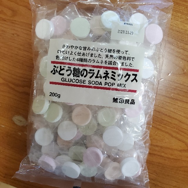 MUJI (無印良品)(ムジルシリョウヒン)のブドウ糖のラムネミックス 食品/飲料/酒の食品(菓子/デザート)の商品写真