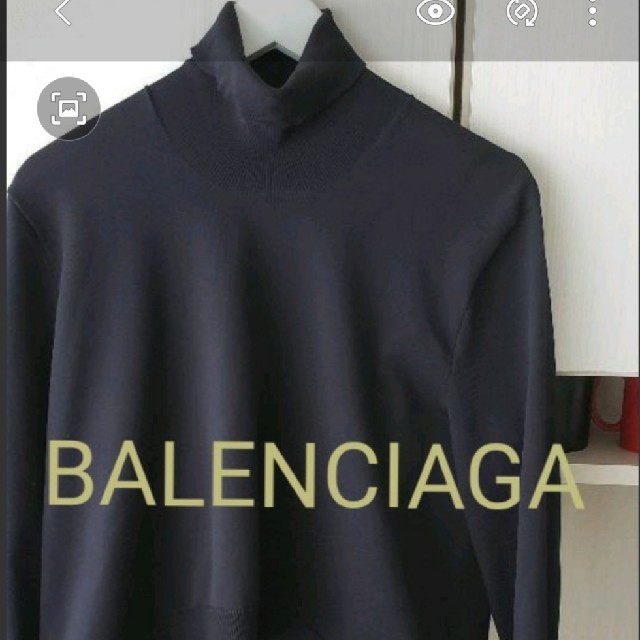 Balenciaga(バレンシアガ)のBALENCIAGA 変形ハイネックニットsizeL メンズのトップス(ニット/セーター)の商品写真