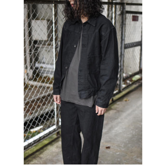 comoli 20AW デニムジャケット ブラック-