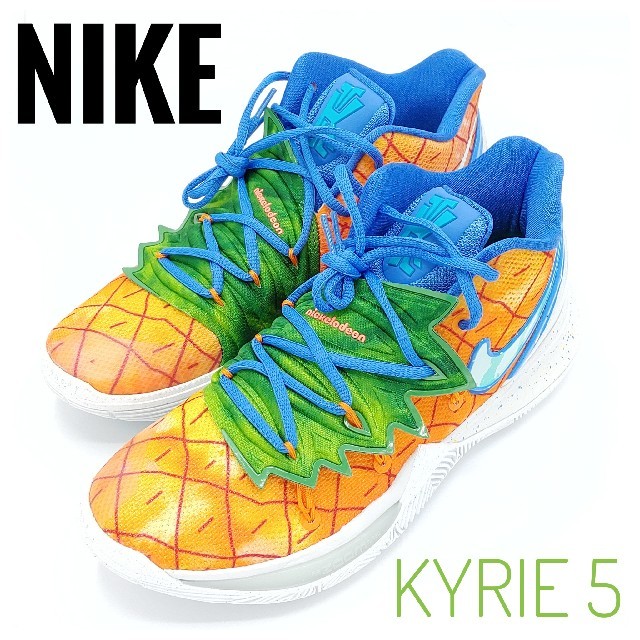1点限り】NIKE KYRIE 5 SPONGEBOB PINEAPPLE 1点限り】NIKE KYRIE 5 SPONGEBOB PINEAPPLE