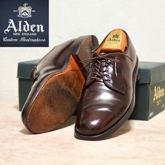 Alden 8D オールデン コードバン プレーントゥ 1351