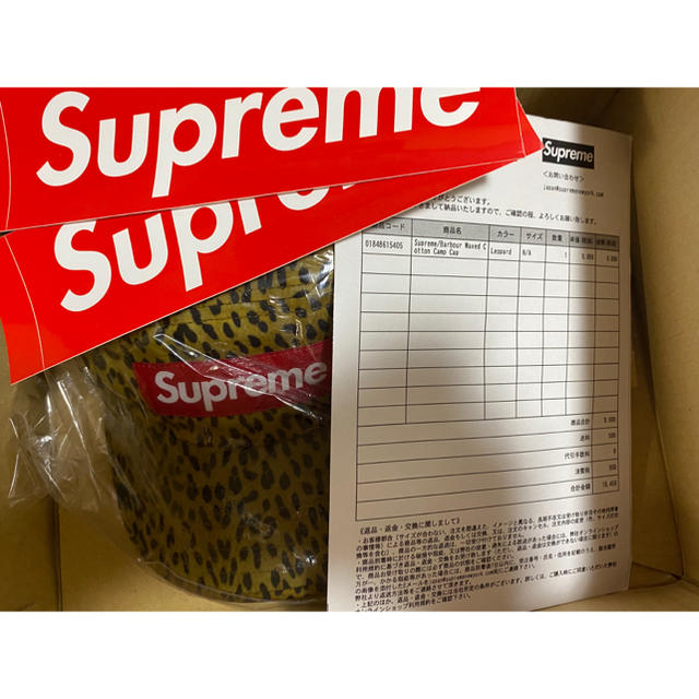 Supreme(シュプリーム)のsupreme Barbour camp cap leopard メンズの帽子(キャップ)の商品写真