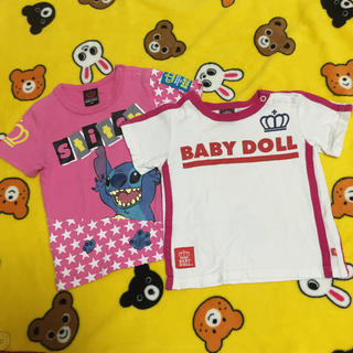 ベビードール(BABYDOLL)のベビードールセット♡半袖Tシャツ90(Tシャツ/カットソー)