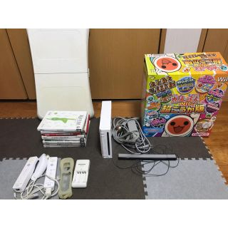 任天堂 - wii本体とソフトセットとマリオカートハンドルの通販 by