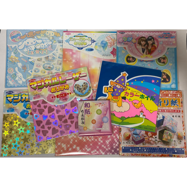 折り紙セット キッズ/ベビー/マタニティのおもちゃ(知育玩具)の商品写真