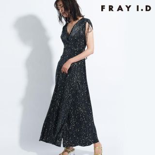 フレイアイディー(FRAY I.D)のIPEKERサテンギャザーワンピースFRAY I.D(ロングワンピース/マキシワンピース)