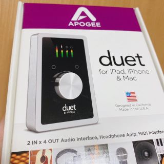 APOGEE Duet for iPad and Mac(オーディオインターフェイス)