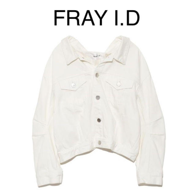 FRAY I.D(フレイアイディー)のFRAY I.D クロップドデニムジャケット　JK レディースのジャケット/アウター(Gジャン/デニムジャケット)の商品写真