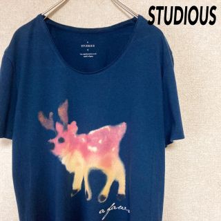 ステュディオス(STUDIOUS)のステュディオス 半袖 Tシャツ 古着 アート 日本製 メンズ レディース S(Tシャツ/カットソー(半袖/袖なし))