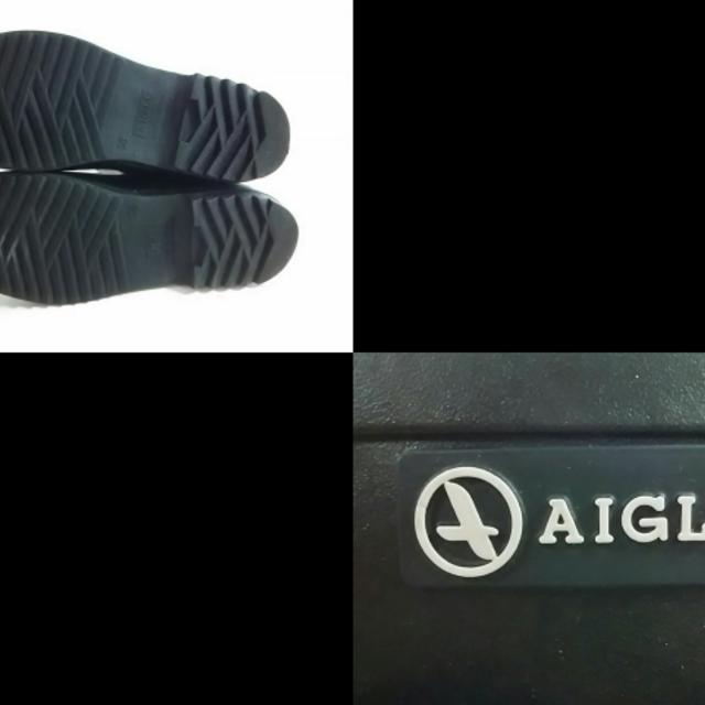 AIGLE(エーグル)のエーグル レインブーツ 38 レディース 黒 レディースの靴/シューズ(レインブーツ/長靴)の商品写真
