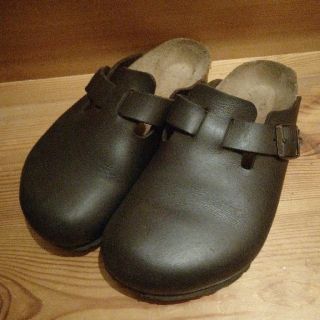 ビルケンシュトック(BIRKENSTOCK)の今月取り下げ  ビルケンシュトック ボストン 焦げ茶  24cm(スリッポン/モカシン)