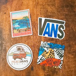 ヴァンズ(VANS)のVANS 防水 ステッカー 4枚セット スケボー スマホ PC (スケートボード)