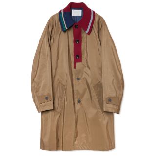 カラー(kolor)のkolor NYLON TUSSAH COATING COAT定価以下(ステンカラーコート)