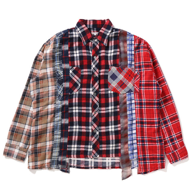 NEEDLES Flannel Shirt -> 7 Cuts Shirt L