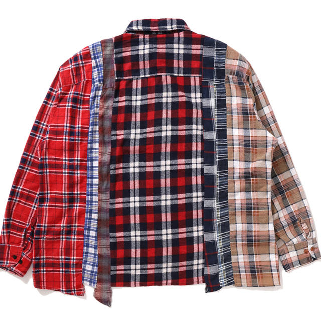 Needles(ニードルス)のNEEDLES Flannel Shirt -> 7 Cuts Shirt L メンズのトップス(シャツ)の商品写真