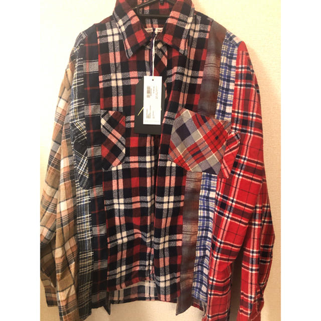 Needles(ニードルス)のNEEDLES Flannel Shirt -> 7 Cuts Shirt L メンズのトップス(シャツ)の商品写真