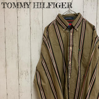 トミーヒルフィガー(TOMMY HILFIGER)のまーくん様 専用 トミー ヒルフィガー BDシャツ マルチ ストライプ 90s(シャツ)