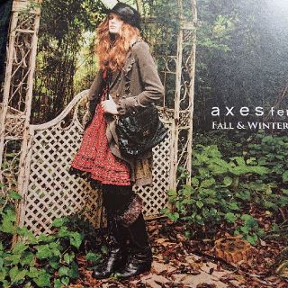 アクシーズファム(axes femme)の(新品未使用) axesfemme チェック ワンピース(ひざ丈スカート)