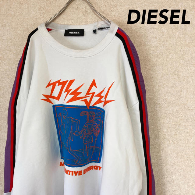 DIESEL(ディーゼル)のぷ様専用 ディーゼル スウェットパーカー 古着 ビッグシルエット メンズ XXL メンズのトップス(スウェット)の商品写真