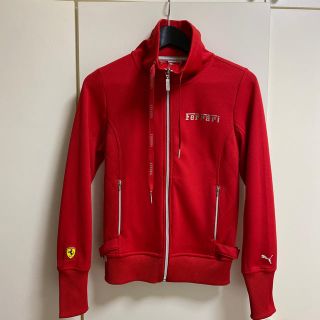 プーマ(PUMA)のPUMA×Ferrari(プーマ×フェラーリ)ジップアップ赤ジャージ(トレーナー/スウェット)