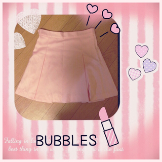 バブルス(Bubbles)のBUBBLES♡プリーツミニ(ミニスカート)