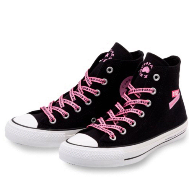 CONVERSE ALL STAR 100 HIカット (ブラック) BT21