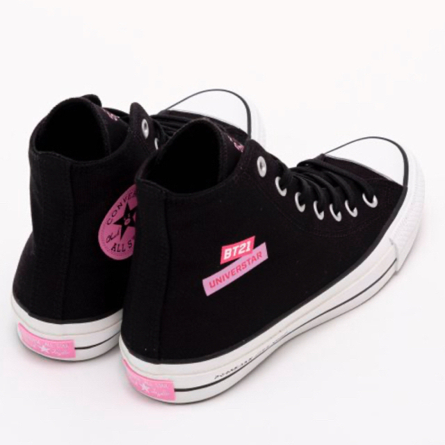 CONVERSE ALL STAR 100 HIカット (ブラック) BT21