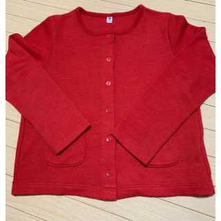 ユニクロ(UNIQLO)のUNIQLO 女の子　キッズ　子供服　カーディガン　130(カーディガン)