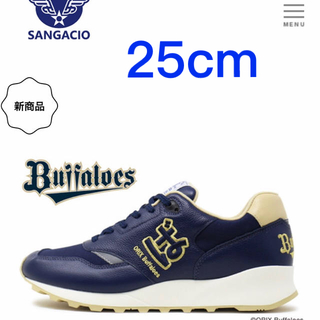 靴工房サンガッチョ オリックス・バファローズコラボ FUNスニーカー25cm(記念品/関連グッズ)