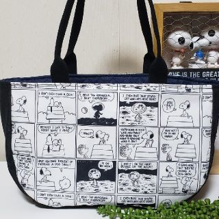 スヌーピー(SNOOPY)のポーチとおまとめ☆スヌーピー☆ハンドメイド　トートバッグ(バッグ)