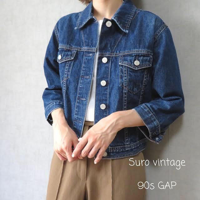 半額SALE☆ 90s オールドギャップ デニムジャケット L OLD GAP Gジャン